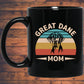 Great Dane Mom Mug | Great Dane Gift | Great Dane 11 oz. Black Mug