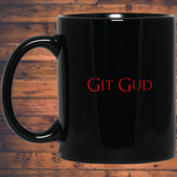 Git Gud RPG 11 oz. Black Mug | Video Game Mug | Gaming 11 oz RPG Video Game Mug Git Gud RPG 11 oz. Black Mug | Video Game Mug | Gaming 11 oz RPG Video Game Mug