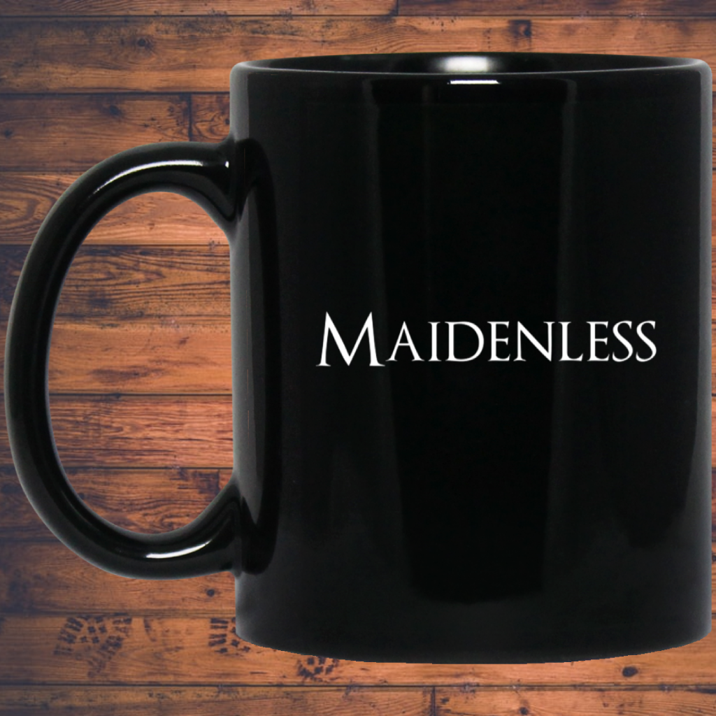 Maidenless RPG 11 oz. Black Mug | Video Game Mug | Gaming 11 oz RPG Video Game Mug