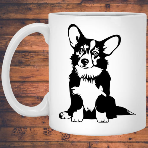 Corgi Mug | Welsh Corgi Gifts | Corgi 11 oz. White Mug