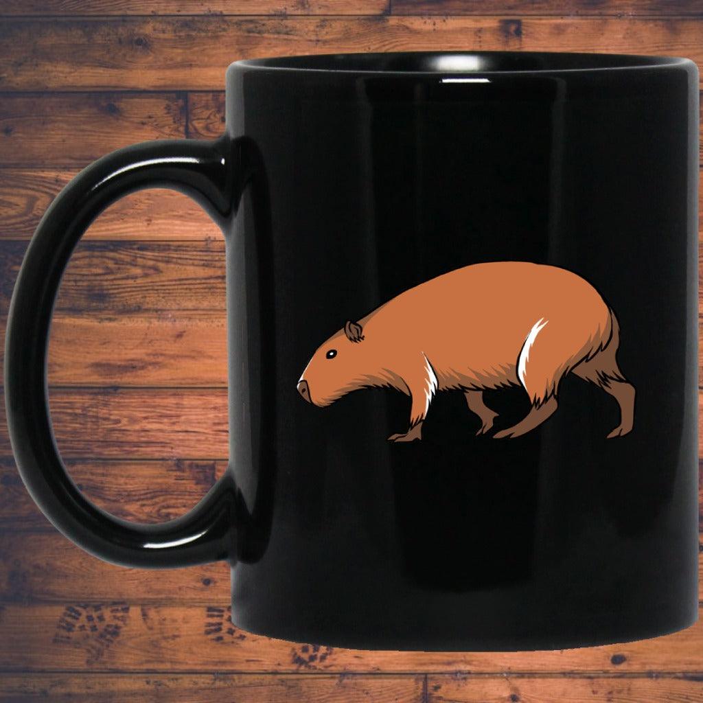 Capybara Mug | Capybara Gift | Capybara 11 oz. Black Mug