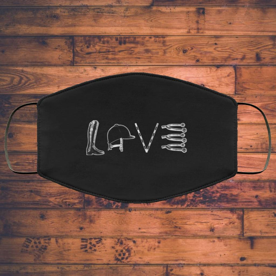Love Horse Riding - Horses Face Mask