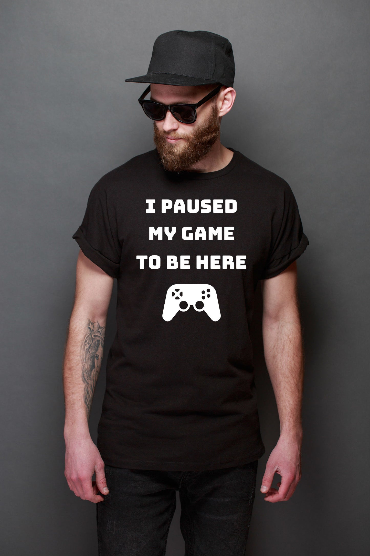 I Paused My Game To Be Here V2 - Video Gaming Shirt