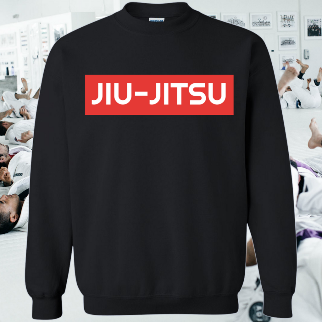 Brazilian Jiu Jitsu Surpassing BJJ Crewneck Pullover Sweatshirt  8 oz.