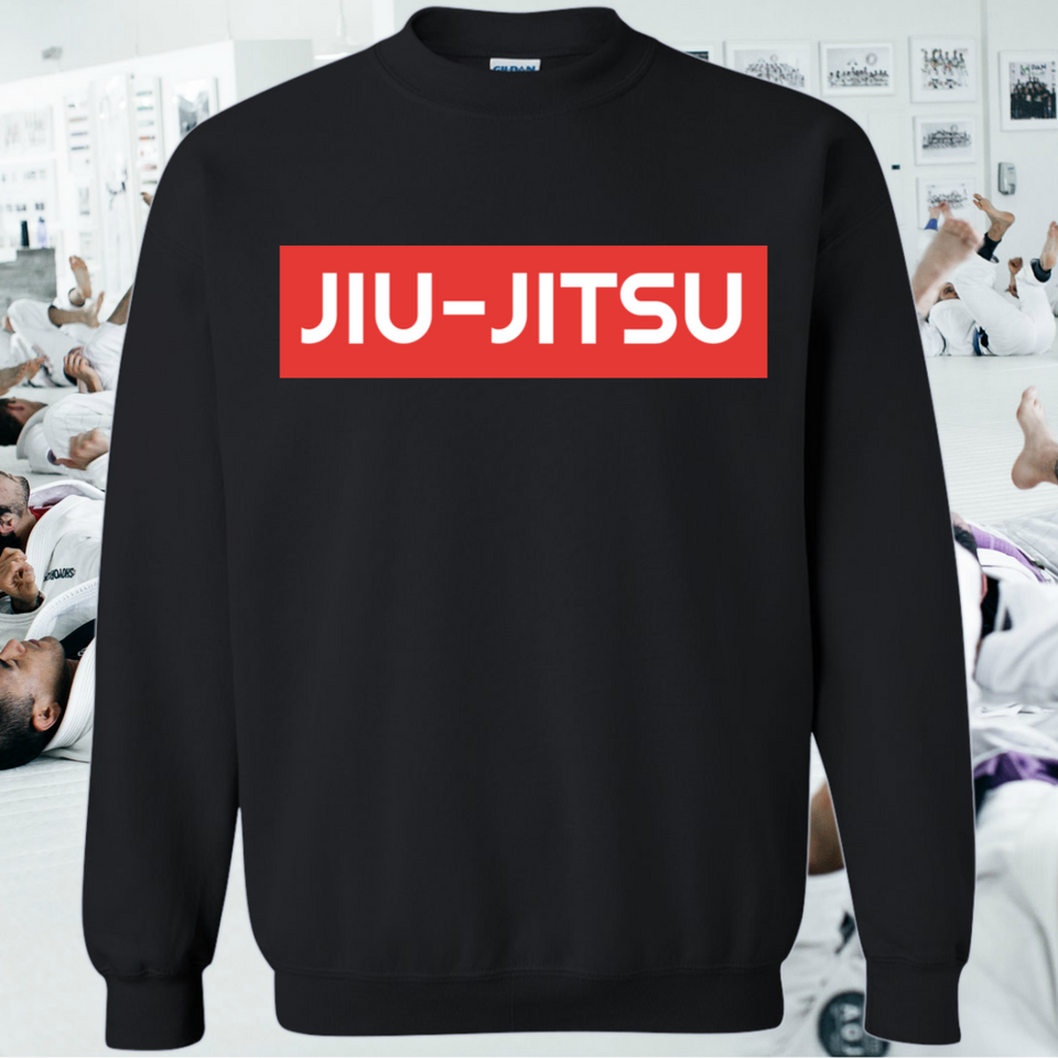 Brazilian Jiu Jitsu Surpassing BJJ Crewneck Pullover Sweatshirt  8 oz.