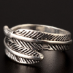 Silver Feather Ring