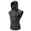Masked Sleeveless Gym Hoodie