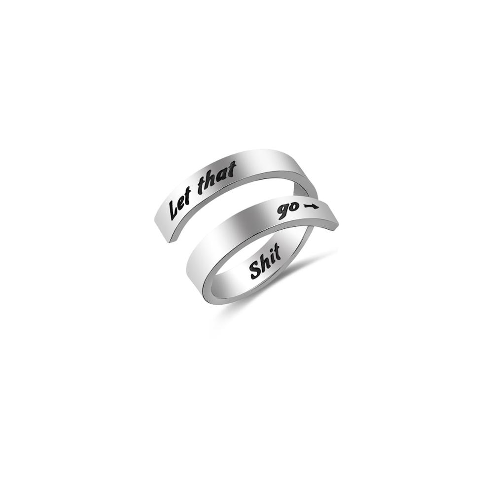 Stainless Steel Adjustable Faith Ring