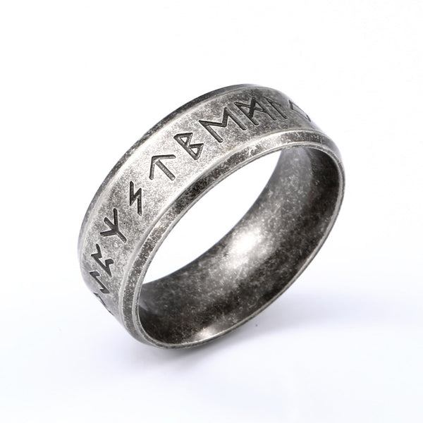 Stainless Steel Odin Norse Viking Ring