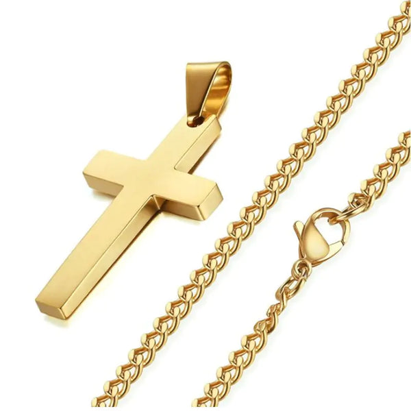 Christian Cross Necklace - Religious Jesus Cross Necklace