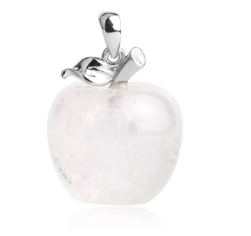 Crystal Apple Pendant Necklace | Apple Necklace