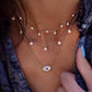 Collier Rose Gold Rose Statement Pendant Necklace