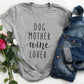 Dog Mother Wine Lover T-Shirt