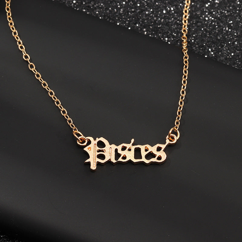 Twelve Constellation Zodiac Star Sign Necklaces