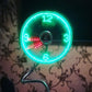 Mini USB Fan LED Clock