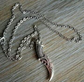 Glowing Dagger Necklace