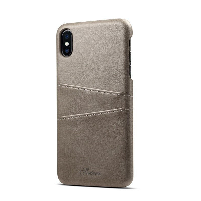 Luxury Leather iPhone Phone Case