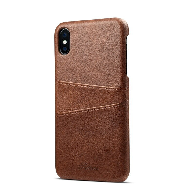 Luxury Leather iPhone Phone Case