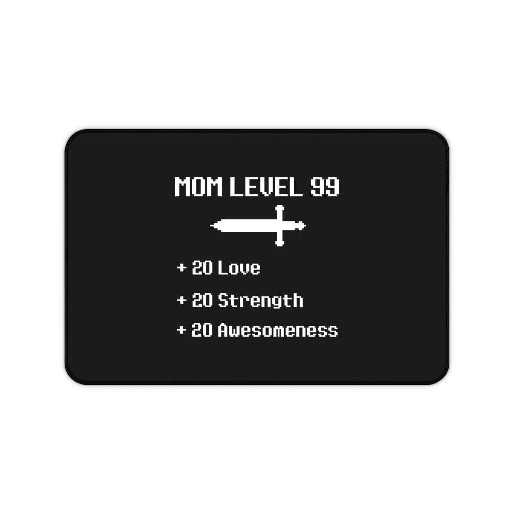 Mom Level 99 RPG Fantasy Gaming Gamer Desk Mat | RPG Fantasy Mouse Mat | Mom Gaming Gamer Mouse Pad Secondary image