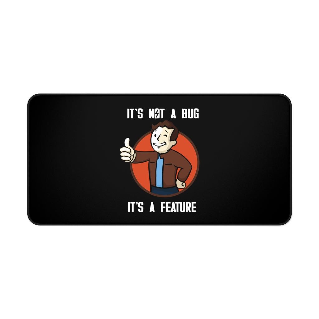 Todd It's Not A Bug It's A Feature RPG Fantasy Desk Mat | Video Game Mouse Mat | Gaming Mouse Pad