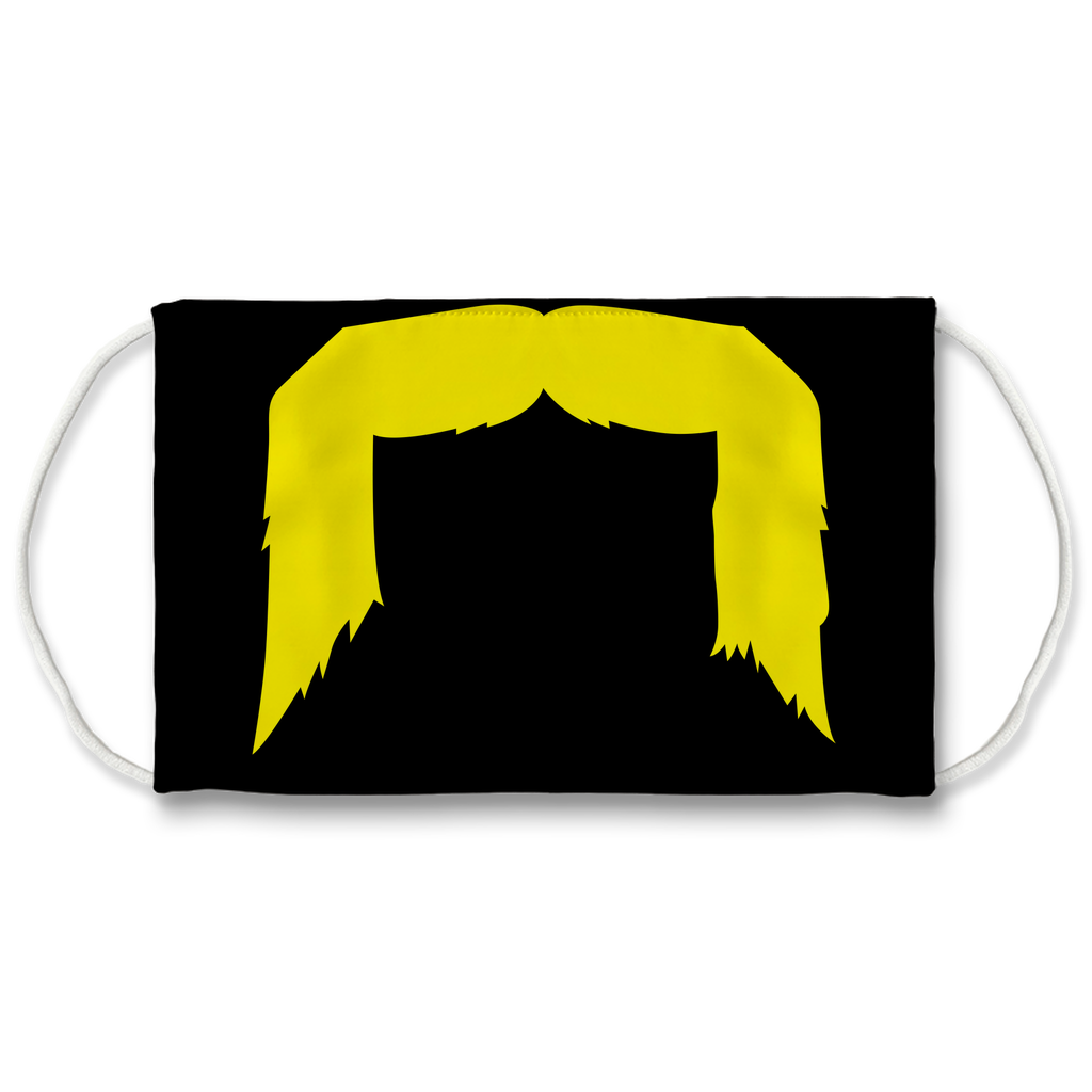 Horseshoe Mustache Sublimation Face Mask Main image
