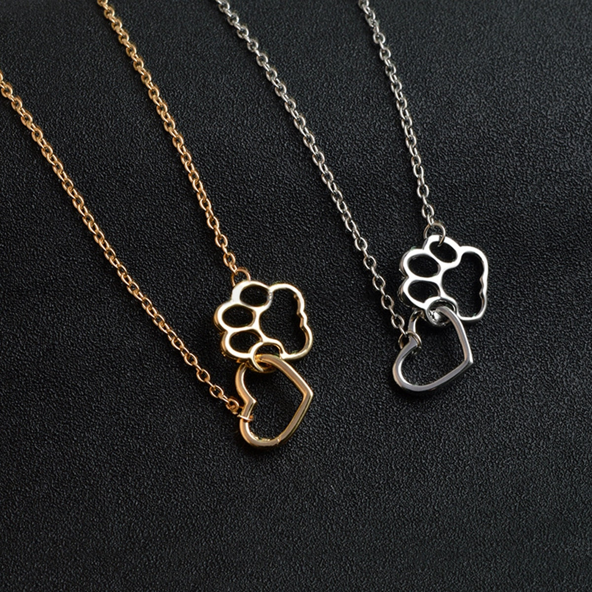 Dog Cat Pet Paw Footprint Necklaces Secondary image