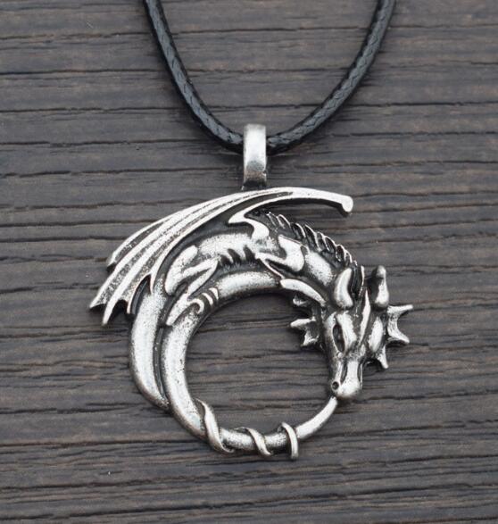 dragon necklace, dragon pendant