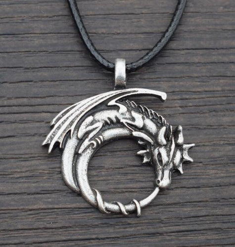 dragon necklace, dragon pendant