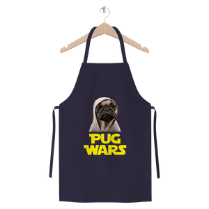 Pug Wars The Last Pug ﻿Premium Jersey Apron Pug Wars The Last Pug ﻿Premium Jersey Apron