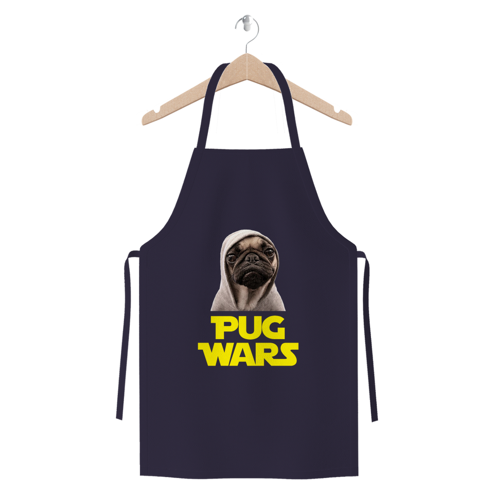Pug Wars The Last Pug ﻿Premium Jersey Apron