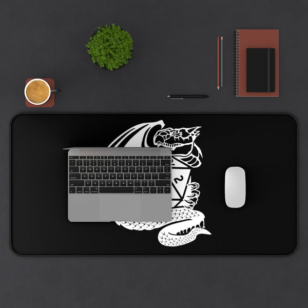 Dragon Fantasy RPG Dice Mouse Pad | Dungeon Master Mouse Mat | Tabletop RPG Mouse Pad | Tabletop Games | RPG Pad | Role Playing Desk Mat
