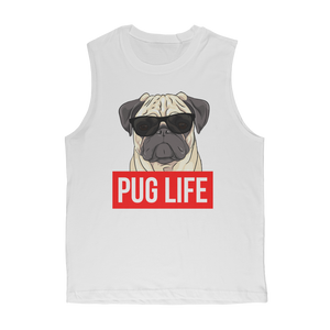 Pug Life - Pug Lover ﻿Premium Adult Muscle Top Pug Life - Pug Lover ﻿Premium Adult Muscle Top