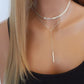 Collier Rose Gold Rose Statement Pendant Necklace