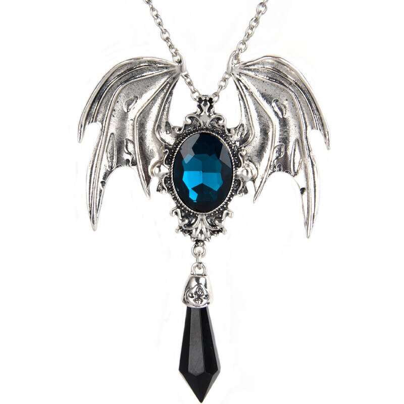 vampire necklace, bat necklace