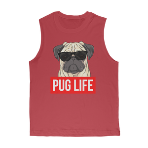 Pug Life - Pug Lover ﻿Premium Adult Muscle Top Pug Life - Pug Lover ﻿Premium Adult Muscle Top