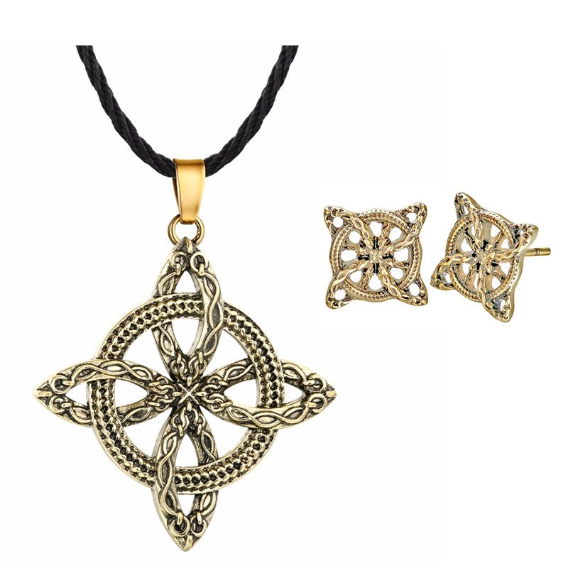 Illuminati Triangle Pendant Necklace Secondary image