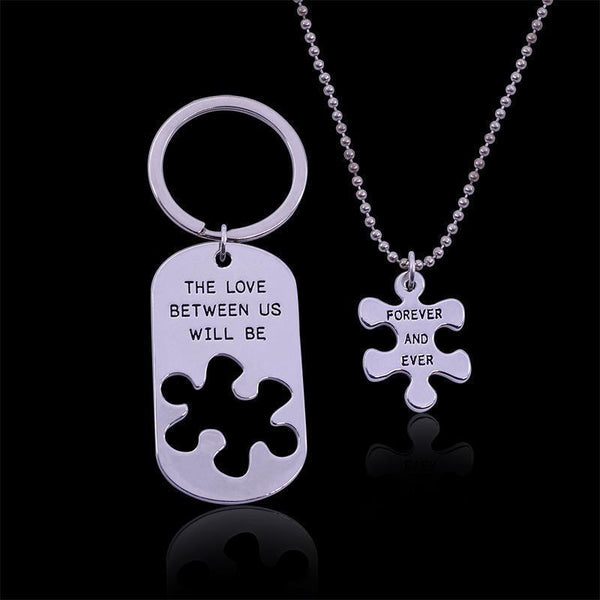 couple necklaces, couples keychains, relationship necklaces, couple chains
