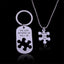 couple necklaces, couples keychains, relationship necklaces, couple chains