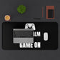 Keep Calm And Game On Desk Mat | Fantasy RPG Mouse Mat | Video Game Gaming Mouse Pad