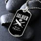 Soldier First Class Fantasy RPG Dog Tags | Gamer Dog Tags | Video Game Dog Tags | RPG Dog Tags | RPG Necklace