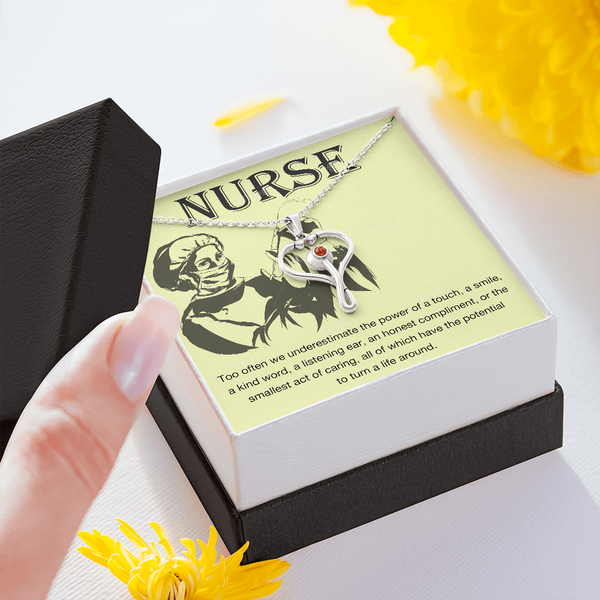Stethoscope Nurse Necklace | Nurse Gift | Nurse Jewelry | Nurse Graduation | Registered Nurse | RN Stethoscope Necklace