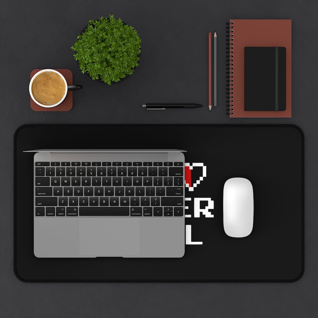 Gamer Girl Gaming RPG Fantasy Desk Mat | Gamer Girl Mouse Mat | Video Game Mouse Pad