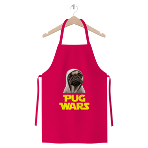 Pug Wars The Last Pug ﻿Premium Jersey Apron Pug Wars The Last Pug ﻿Premium Jersey Apron