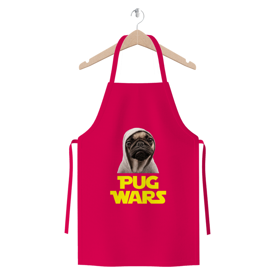 Pug Wars The Last Pug ﻿Premium Jersey Apron