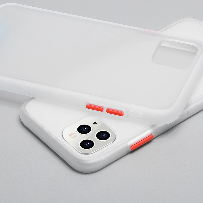 Shockproof Transparent Silicone Phone Case For iPhone