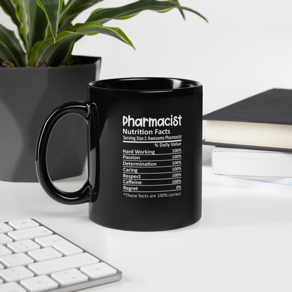Pharmacist Mug | Pharmacist Gift | Best Pharmacist Black Glossy Mug