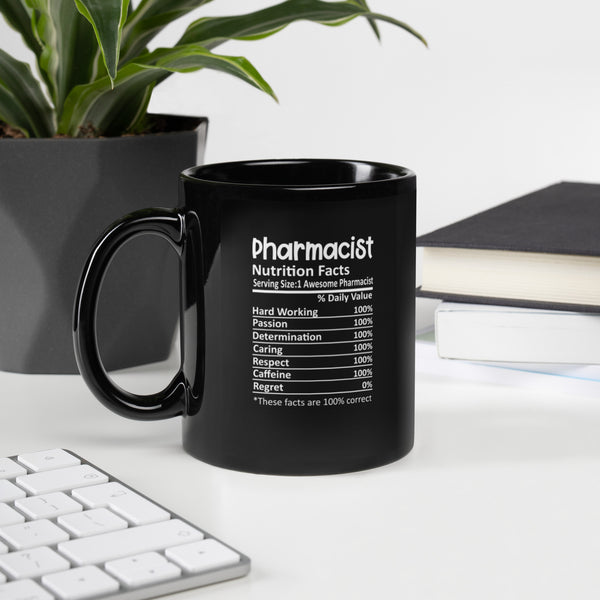 Pharmacist Mug | Pharmacist Gift | Best Pharmacist Black Glossy Mug