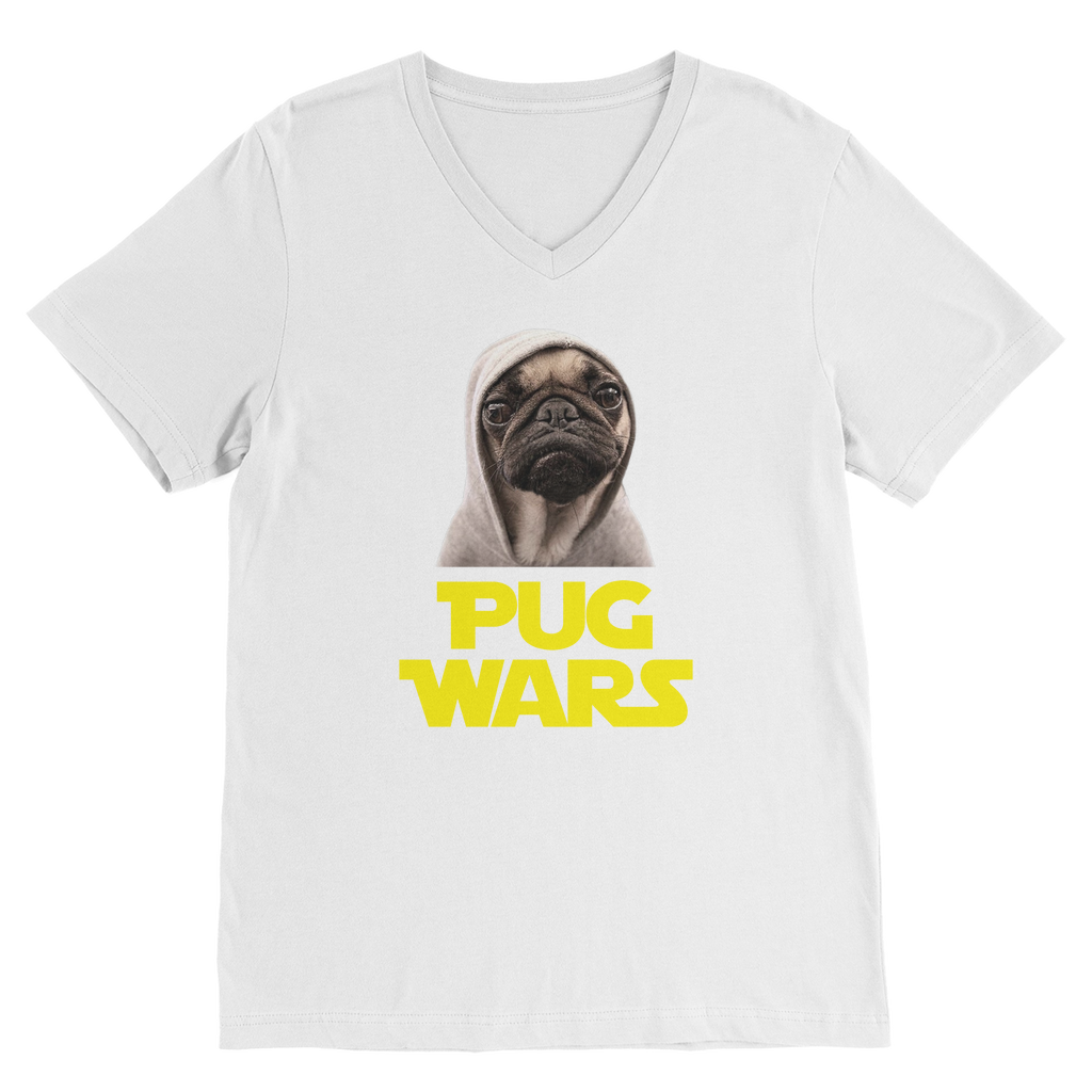 Pug Wars The Last Pug ﻿Classic V-Neck T-Shirt Secondary image