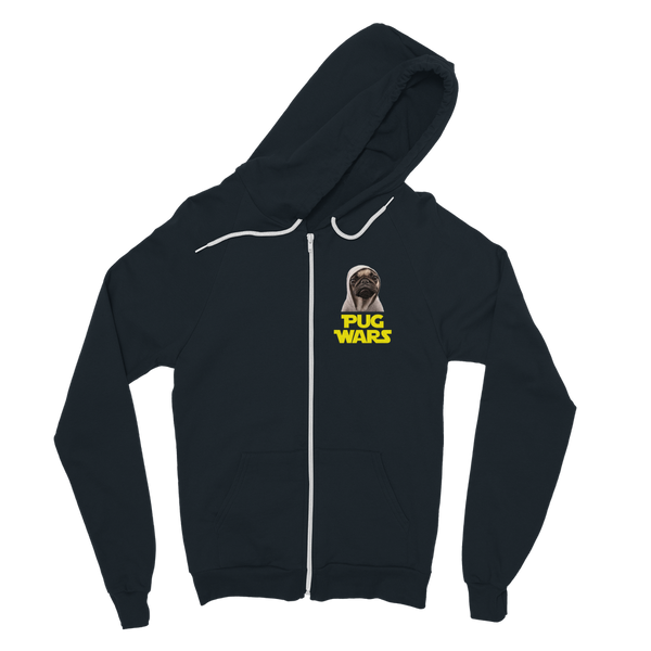 Pug Wars The Last Pug ﻿Classic Adult Zip Hoodie