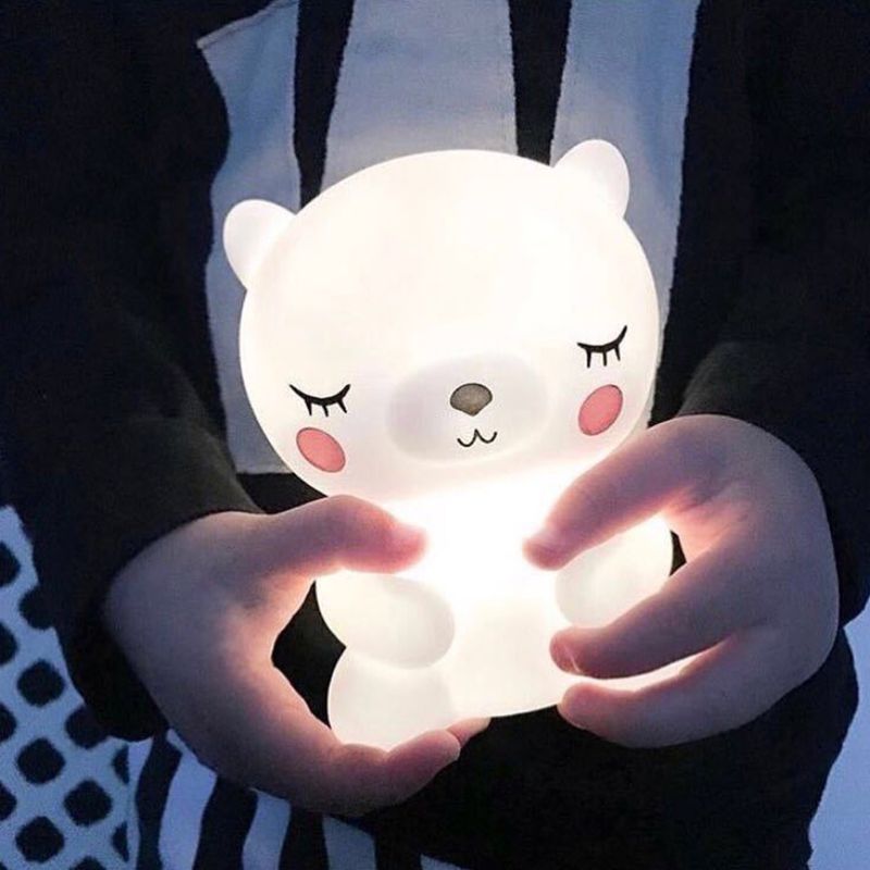 Cute Teddy Bear Night Light Lamp
